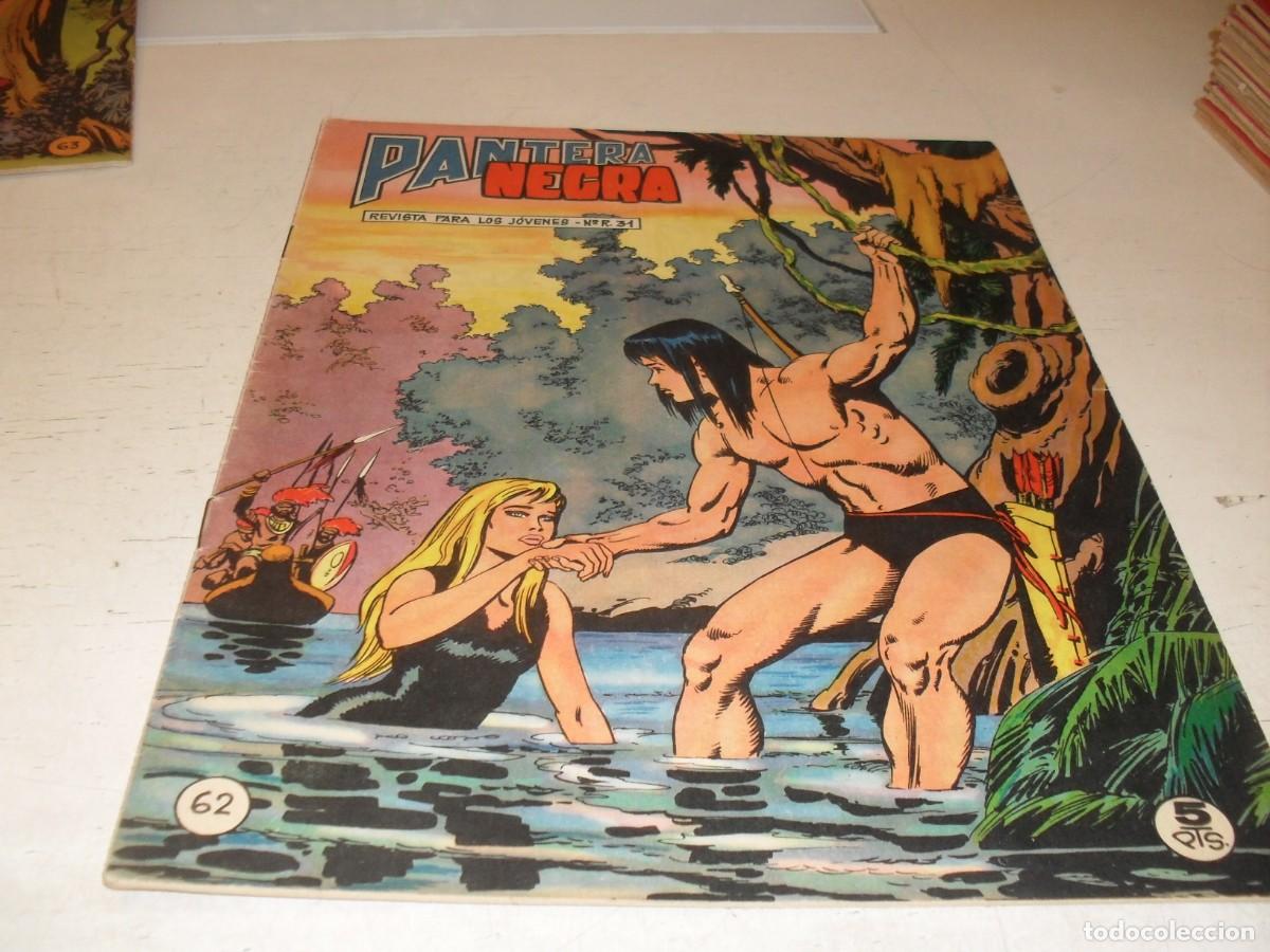 Tebeos: (ORIGINAL)PANTERA NEGRA N&ordm; 62,CAMINOS PROHIBIDOS,ULTIMOS N&ordm;,DE 65,REVISTA,MAGA,1965