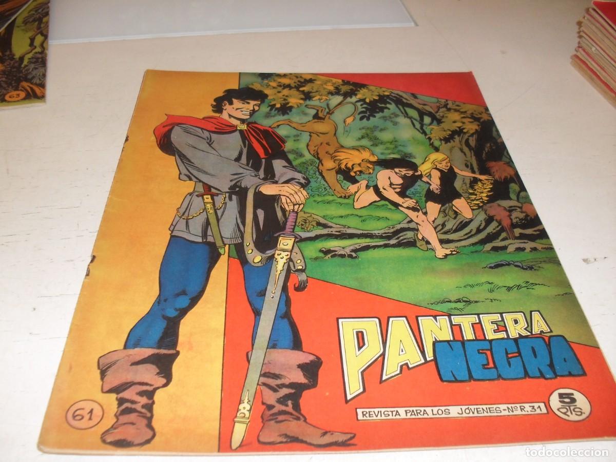 Tebeos: (ORIGINAL)PANTERA NEGRA N&ordm; 61,CAMINOS PROHIBIDOS,ULTIMOS N&ordm;,DE 65,REVISTA,MAGA,1965