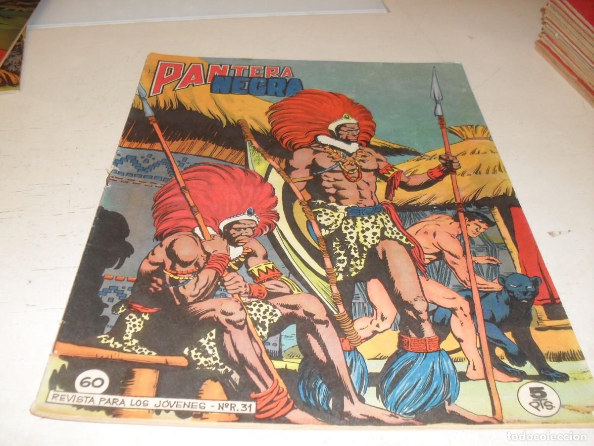 Tebeos: (ORIGINAL)PANTERA NEGRA N&ordm; 60,EL HIJO DEL SOL,ULTIMOS N&ordm;,DE 65,REVISTA,MAGA,1965
