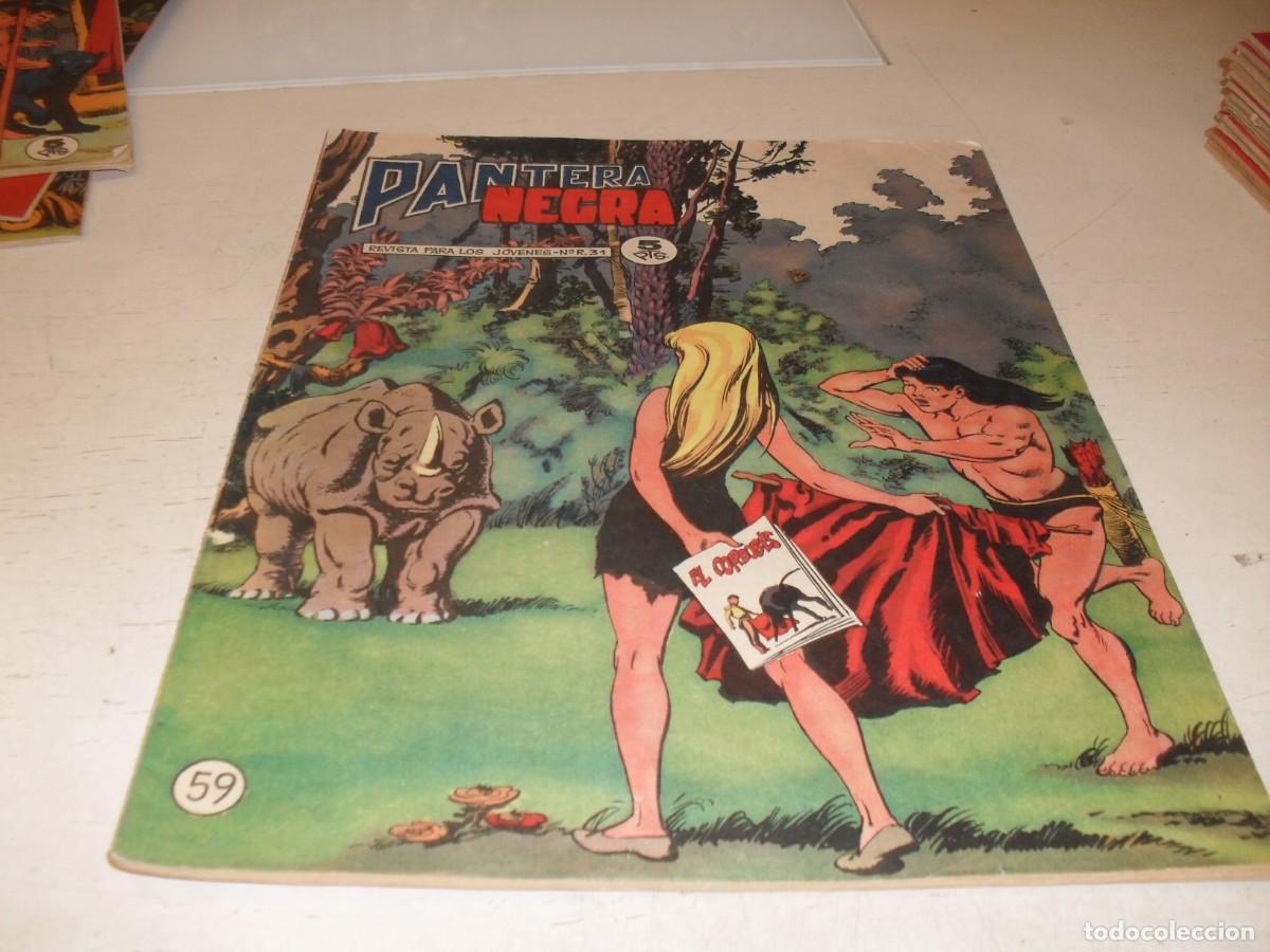 Tebeos: (ORIGINAL)PANTERA NEGRA N&ordm; 59,CON SUPLEMENTO 14 DE MARCO POLO,EN COLOR,DE 65,REVISTA,MAGA,1965