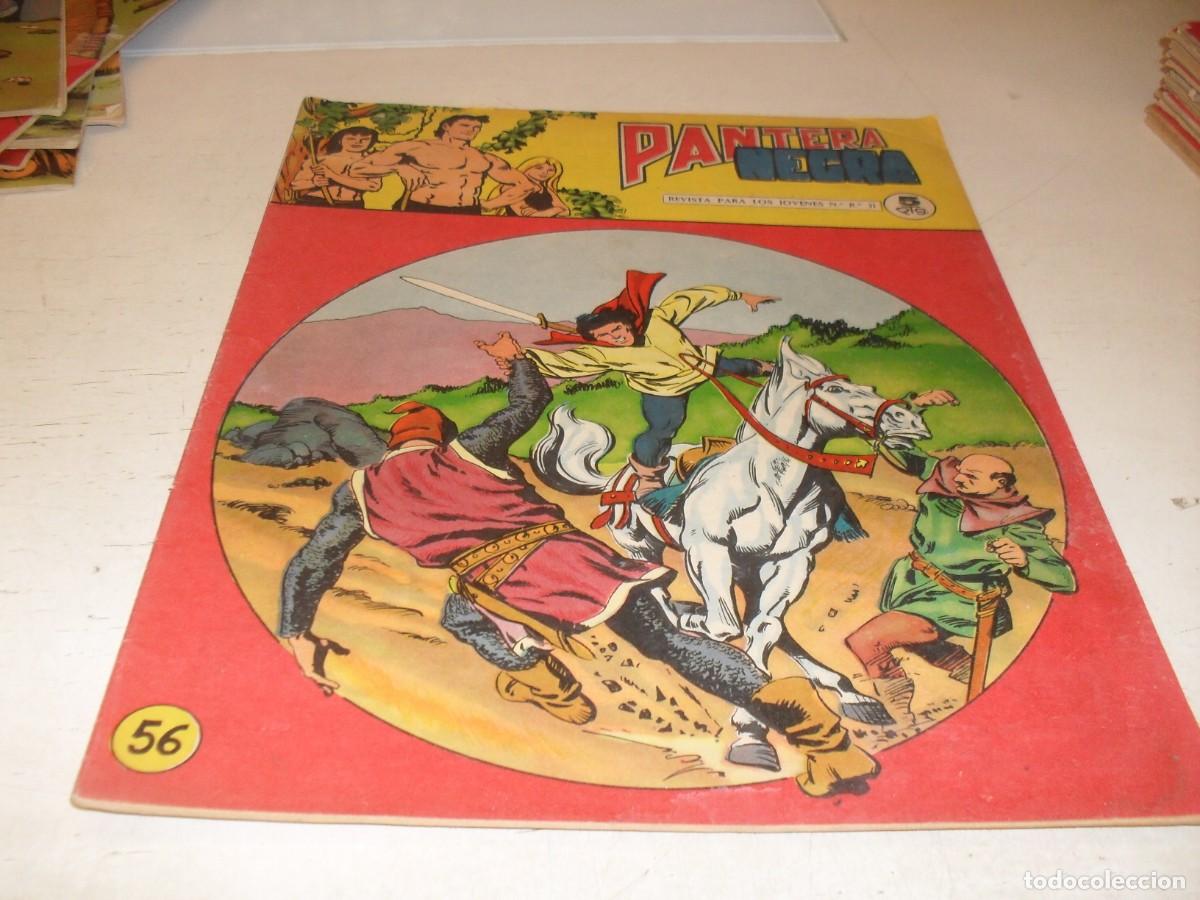 Tebeos: (ORIGINAL)PANTERA NEGRA N&ordm; 56,AVENTURAS EN EL ADUAR,DE 65,REVISTA,MAGA,1965