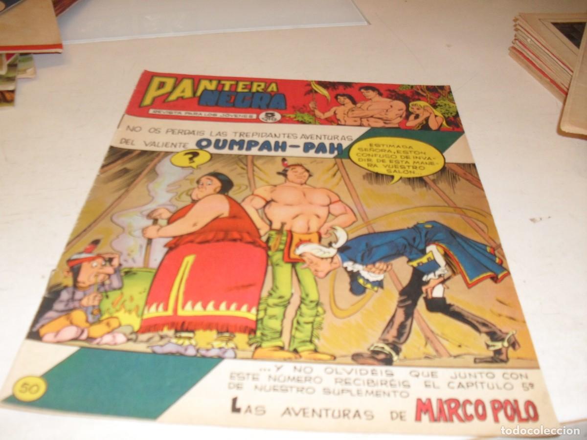 Tebeos: (ORIGINAL)PANTERA NEGRA N&ordm; 50.CON RECORTABLE LA JURA DE SANTA GADEA 3,DE 65,REVISTA,MAGA,1965