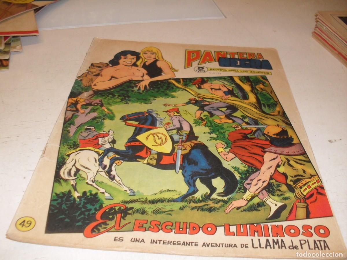 Tebeos: (ORIGINAL)PANTERA NEGRA N&ordm; 49.CON RECORTABLE LA JURA DE SANTA GADEA 2,DE 65,REVISTA,MAGA,1965