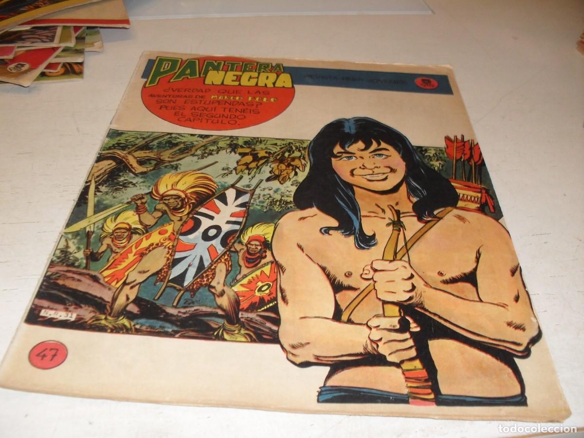 Tebeos: (ORIGINAL)PANTERA NEGRA N&ordm; 47,EL CASTILLO PELIGROSO,DE 65,REVISTA,MAGA,1965