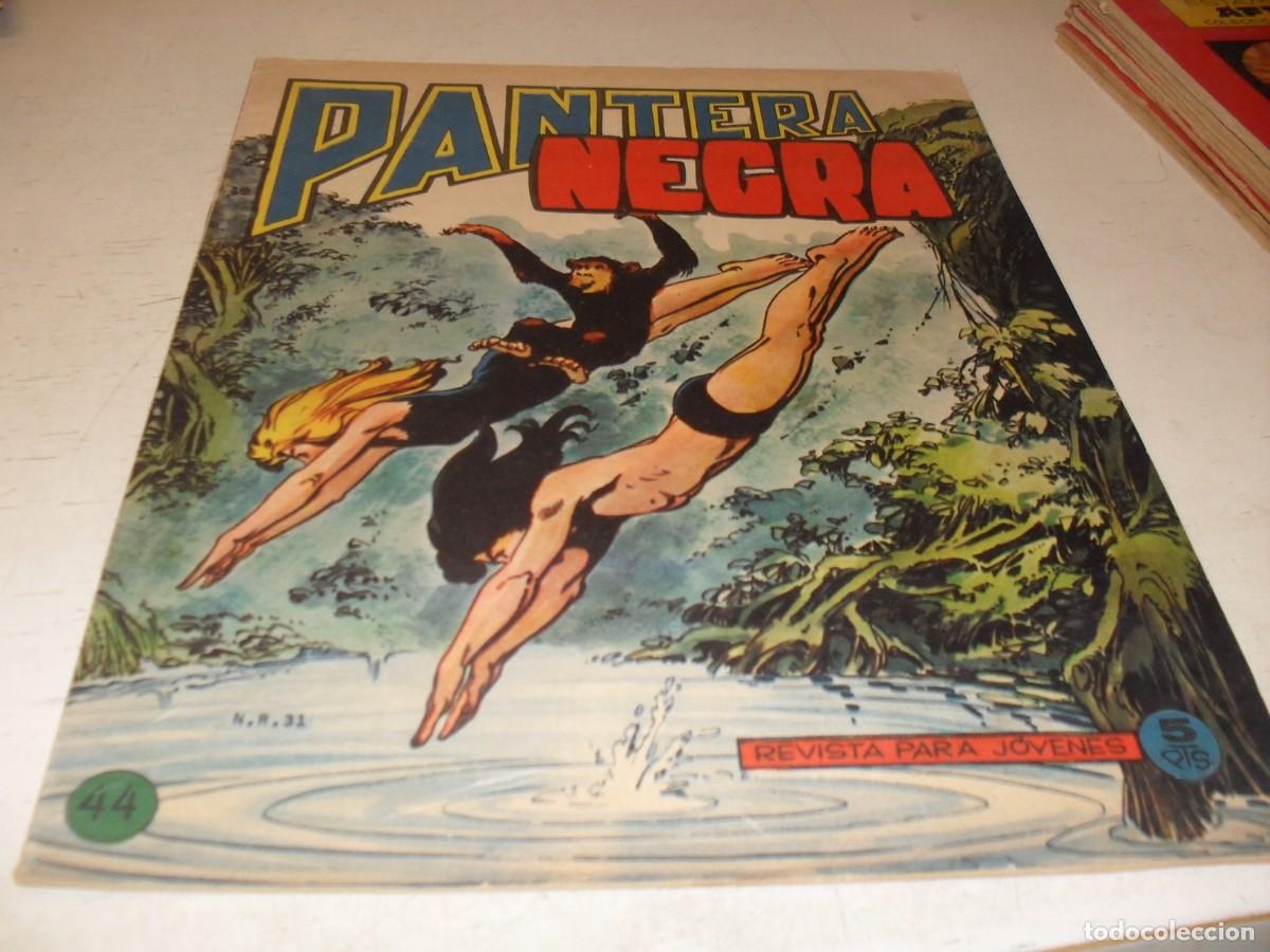 Tebeos: (ORIGINAL)PANTERA NEGRA N&ordm; 44,CON CROMOS ESTAMPAS DE AFRICA 173 AL 176,DE 65,REVISTA,MAGA,1965