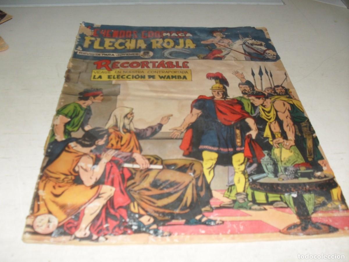 Tebeos: (FACSIMIL)FLECHA ROJA N&ordm; 51,CON RECORTABLE LA ELECCION DE WAMBA 1,DE 65,REVISTA,MAGA,1965