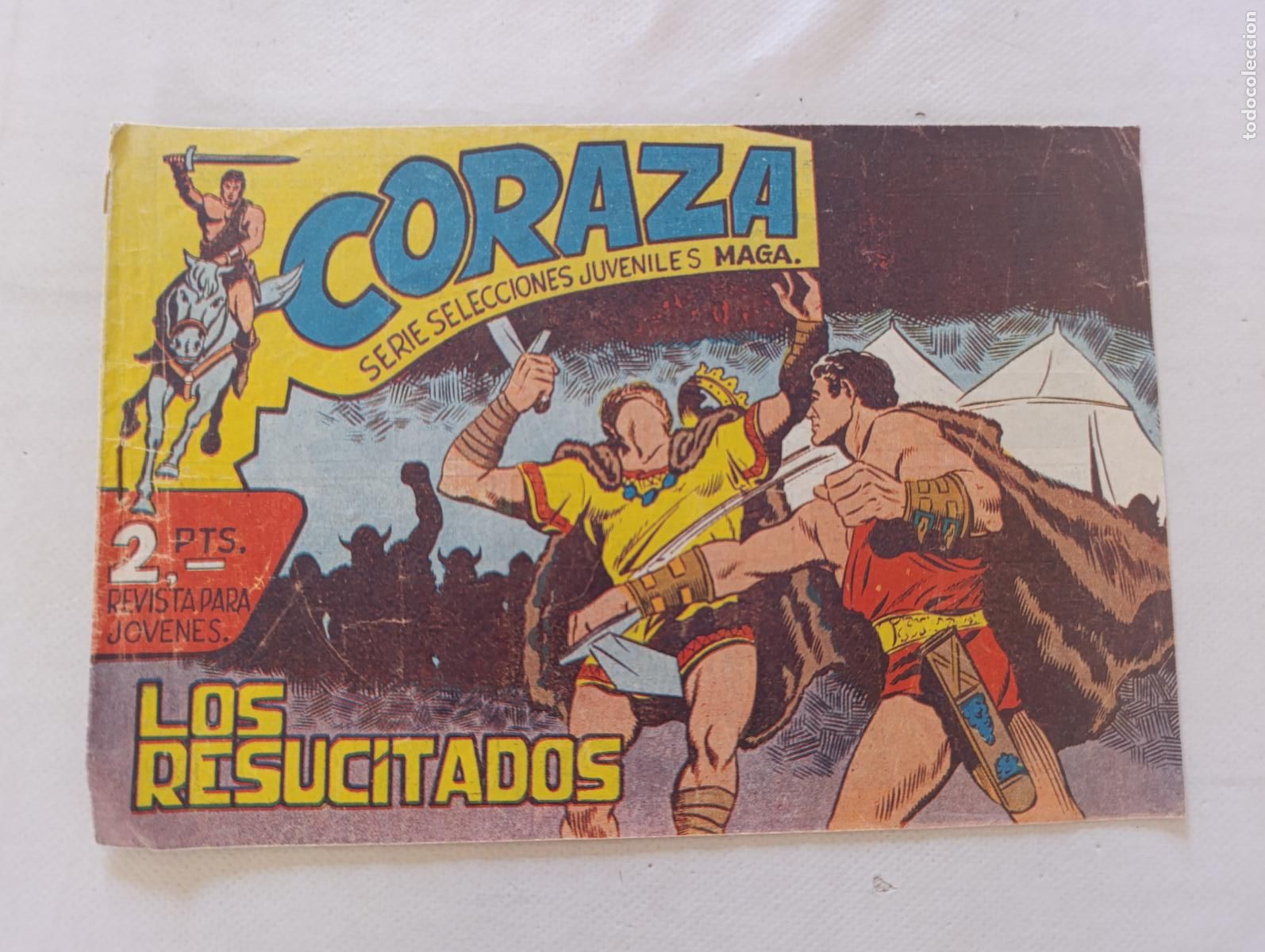 Tebeos: CORAZA N&ordm; 51 - LOS RESUCITADOS - ORIGINAL - SELECCIONES JUVENILES MAGA (HV)