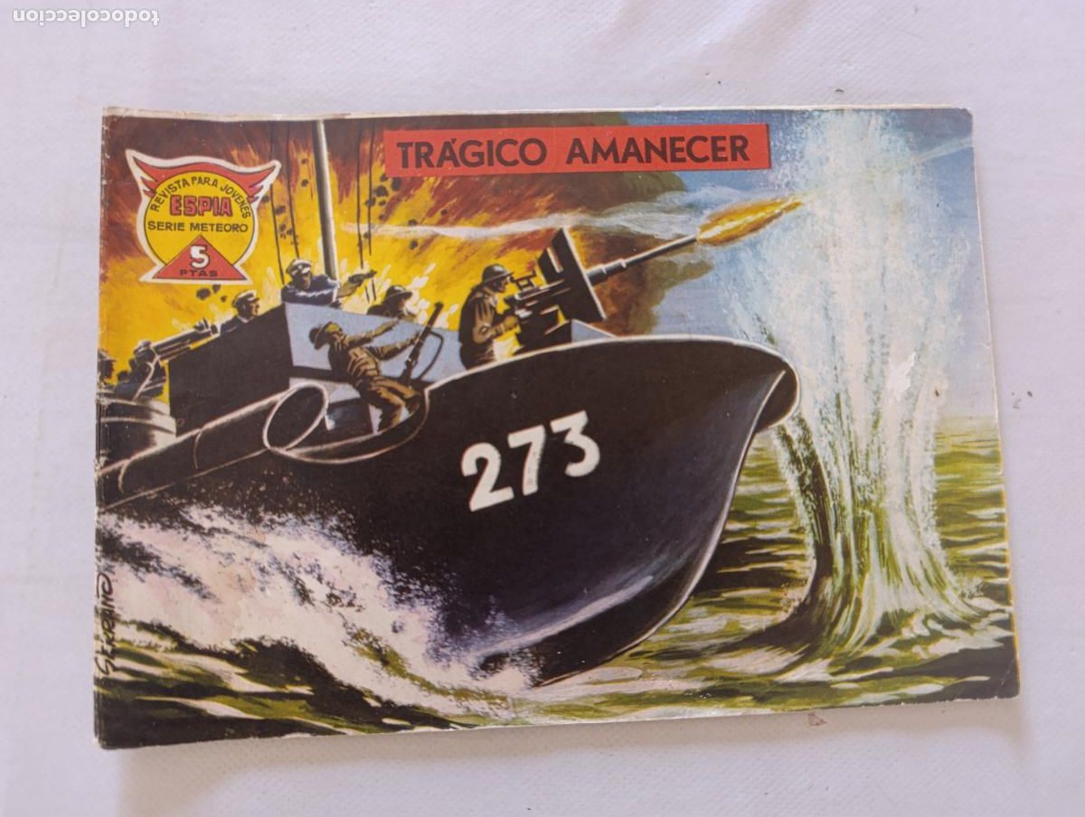 Tebeos: ESPIA SERIE METEORO N&ordm; 68 - TRAGICO AMANECER - ORIGINAL - MAGA (HV)