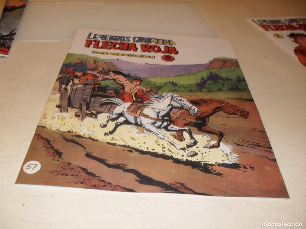 Tebeos: (FACSIMIL)FLECHA ROJA N&ordm; 57,DE 65,CON RECORTABLE EL JURAMENTO DE ANIBAL 1,REVISTA,MAGA,1965