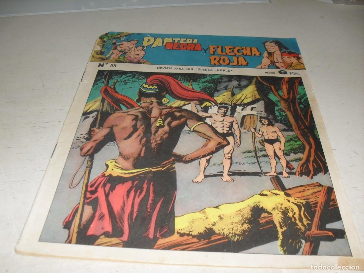Tebeos: (ORIGINAL),PANTERA NEGRA Y FLECHA ROJA N&ordm; 96,DE 97,REVISTA,MAGA,1965
