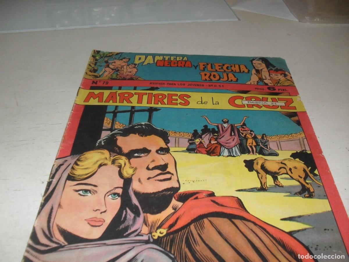 Tebeos: (ORIGINAL),PANTERA NEGRA Y FLECHA ROJA N&ordm; 79,DE 97,REVISTA,MAGA,1965