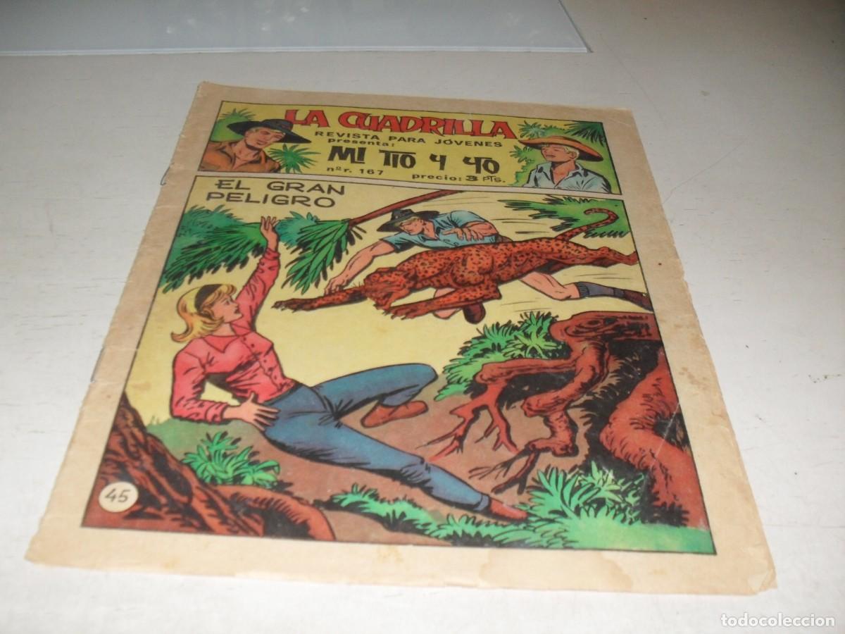 Tebeos: (ORIGINAL),MI TIO Y YO,DE M.GAGO,N&ordm; 45:EL GRAN PELIGRO,ULTIMOS N&ordm;.DE 49,REVISTA,MAGA,1964