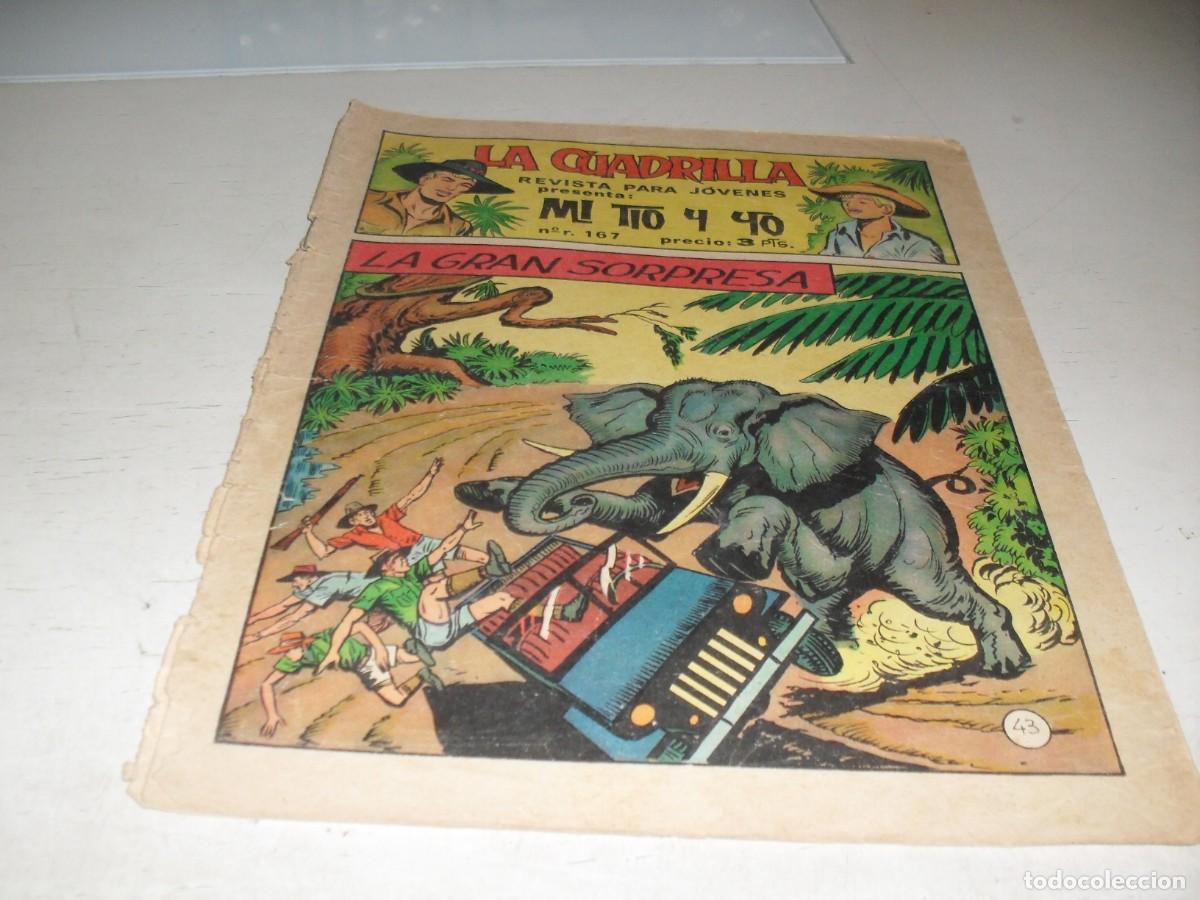Tebeos: (ORIGINAL),MI TIO Y YO,DE M.GAGO,N&ordm; 43:LA GRAN SORPRESA.DE 49,REVISTA,MAGA,1964