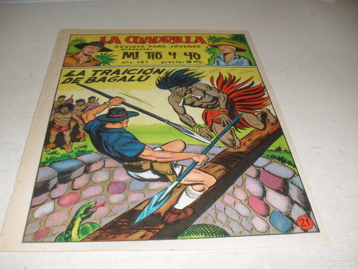 Tebeos: (ORIGINAL),MI TIO Y YO,DE M.GAGO,N&ordm; 21,LA TRAICION DE BAGALU.DE 49,REVISTA,MAGA,1964