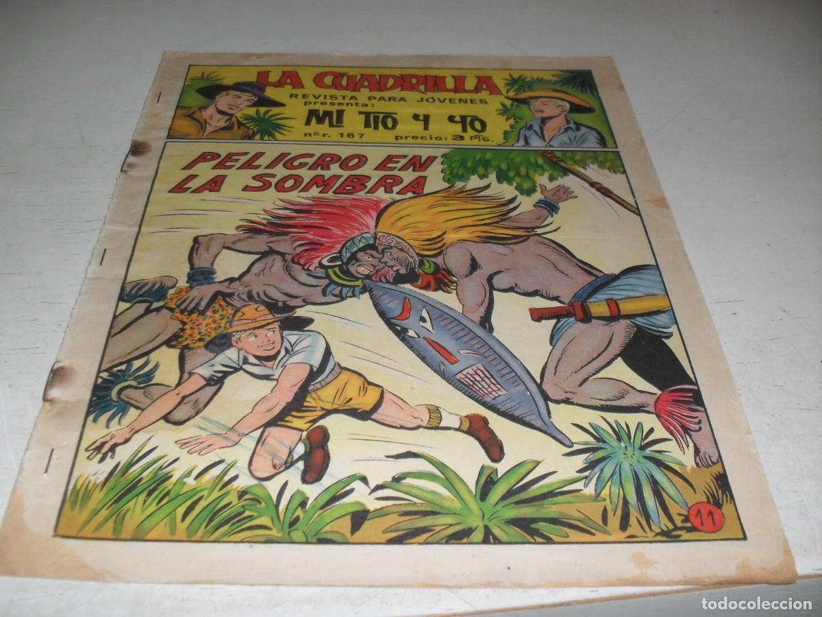 Tebeos: (ORIGINAL),MI TIO Y YO,DE M.GAGO,N&ordm; 11,PELIGRO EN LA SOMBRA.DE 49,REVISTA,MAGA,1964