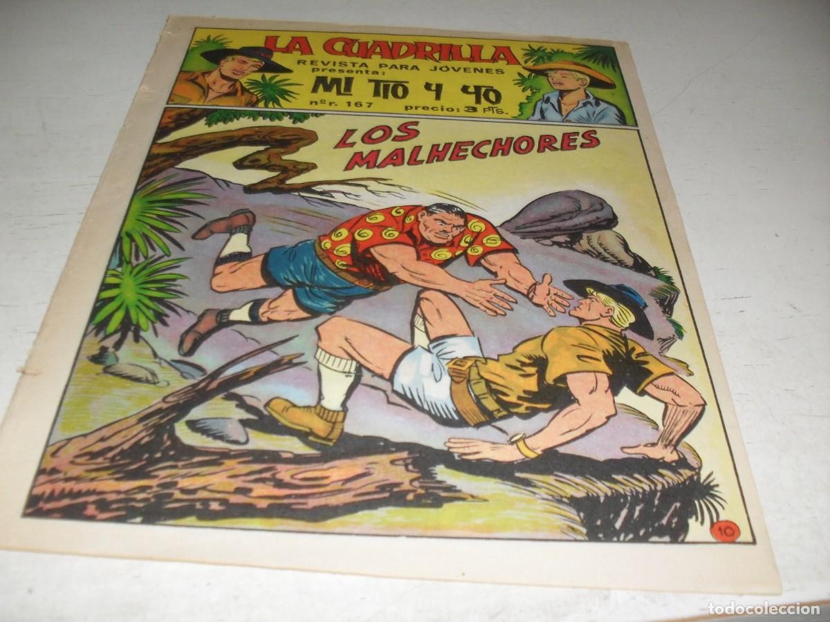 Tebeos: (ORIGINAL),MI TIO Y YO,DE M.GAGO,N&ordm; 10,LOS MALHECHORES.DE 49,REVISTA,MAGA,1964