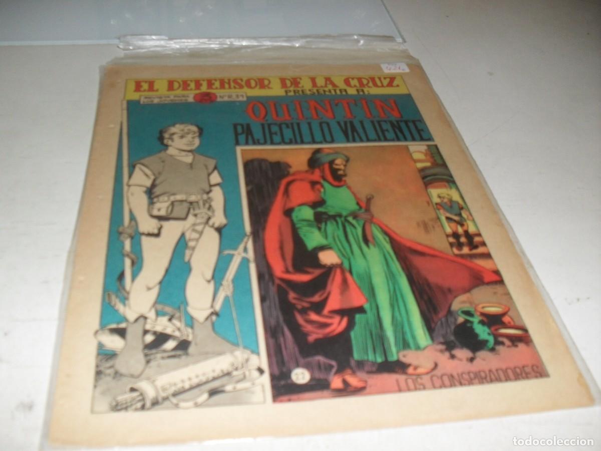 Tebeos: (ORIGINAL),QUINTIN,EL PAJECILLO VALIENTE,N&ordm; 22,LOS CONSPIRADORES,.DE 23,REVISTA,MAGA,1965