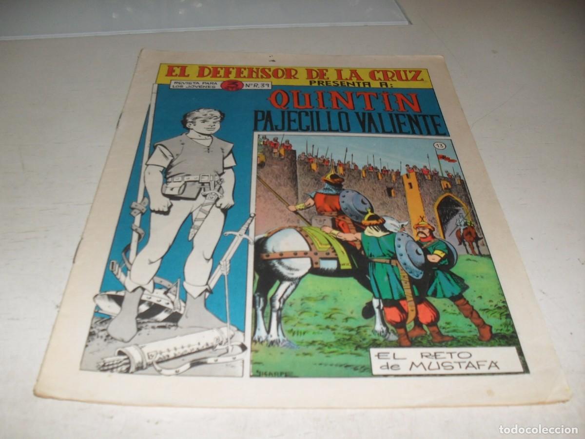 Tebeos: (ORIGINAL),QUINTIN,EL PAJECILLO VALIENTE,N&ordm; 13,EL RETO DE MUSTAFA,.DE 23,REVISTA,MAGA,1965