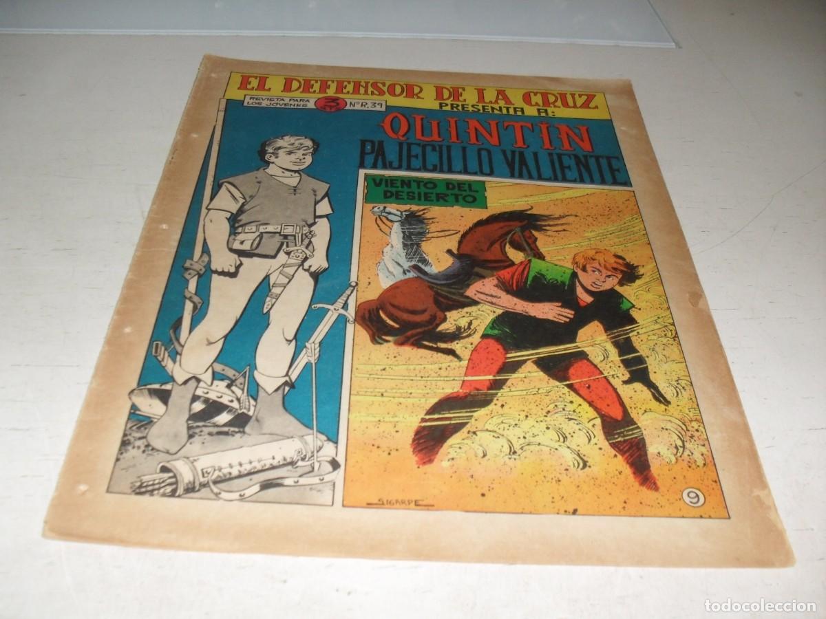 Tebeos: (ORIGINAL),QUINTIN,EL PAJECILLO VALIENTE,N&ordm; 9,VIENTO DEL DESIERTO,.DE 23,REVISTA,MAGA,1965