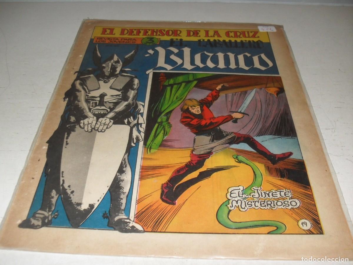 BDs: (ORIGINAL),MARCO EL CABALLERO BLANCO N&ordm; 19,EL JINETE MISTERIOSO.DE 30,REVISTA,MAGA,1965