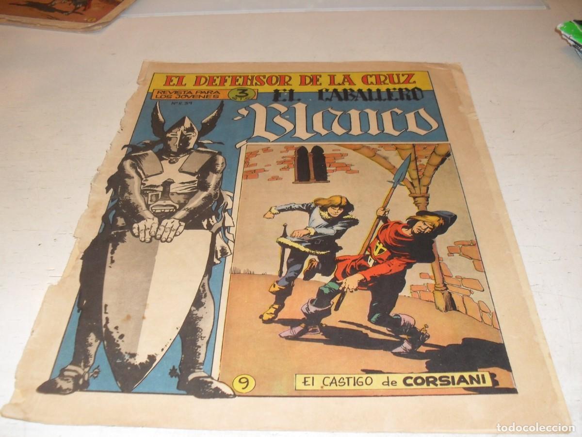 Tebeos: (ORIGINAL),MARCO EL CABALLERO BLANCO N&ordm; 9.EL CASTIGO DE CORSIANI.DE 30,REVISTA,MAGA,1965