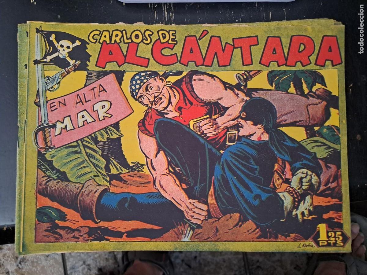 Tebeos: Carlos de Alc&aacute;ntara 16, en alta mar, Maga en buen estado Bolsa DA