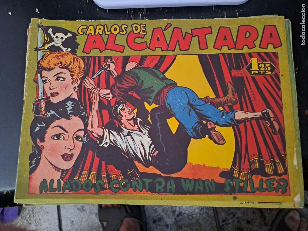 Tebeos: Carlos de Alc&aacute;ntara 21, aliados contra Wan Stiller, Maga en buen estado Bolsa DA