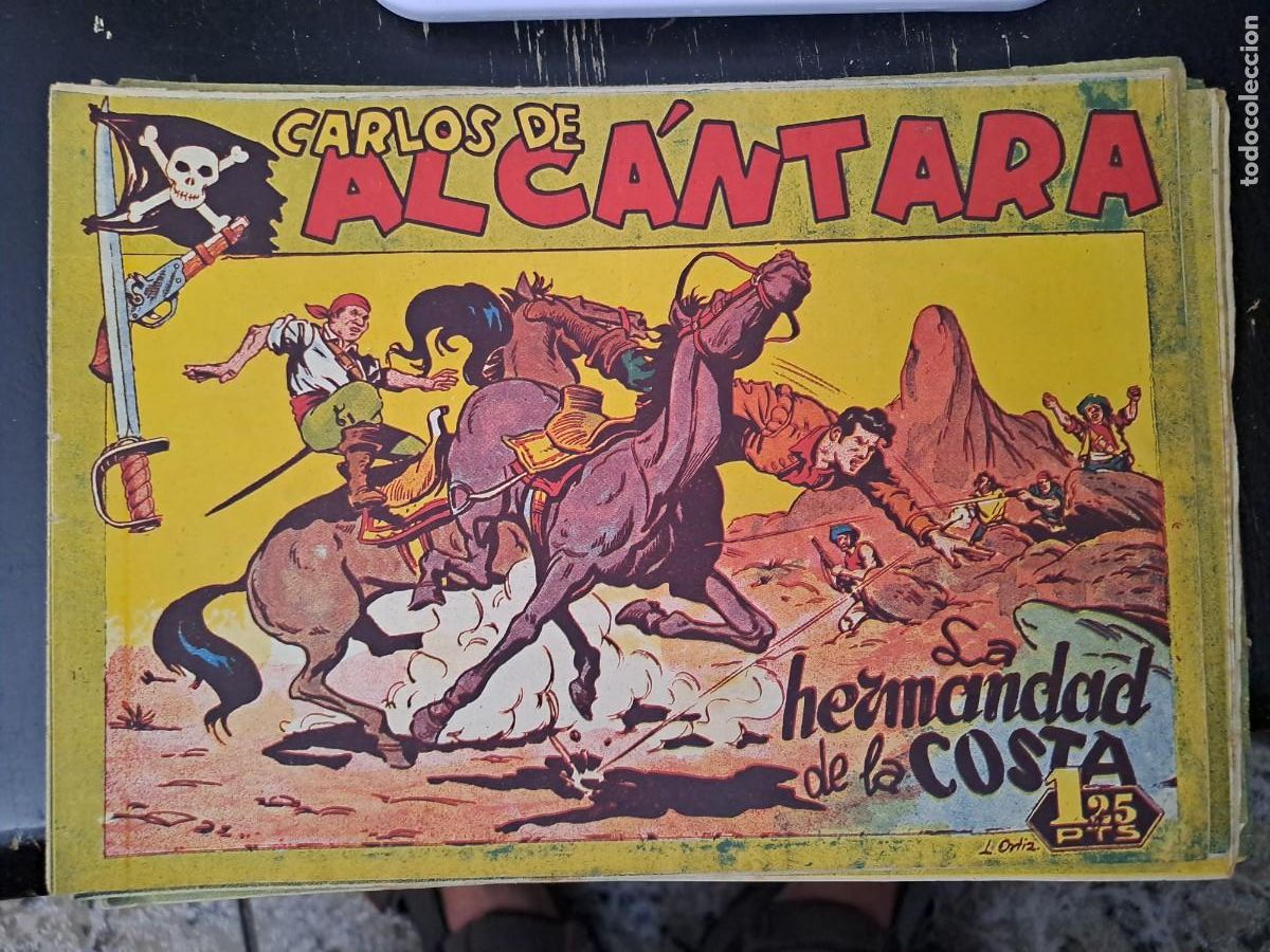 Tebeos: Carlos de Alc&aacute;ntara 25, la hermandad de la costa, Maga en buen estado Bolsa DA