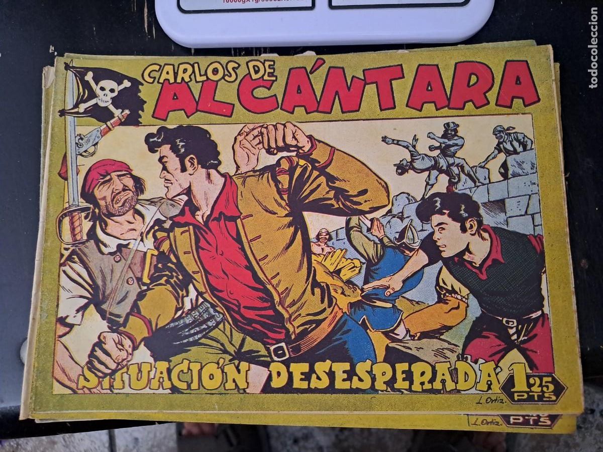 Tebeos: Carlos de Alc&aacute;ntara 27, situaci&oacute;n desesperada, Maga en buen estado Bolsa DA