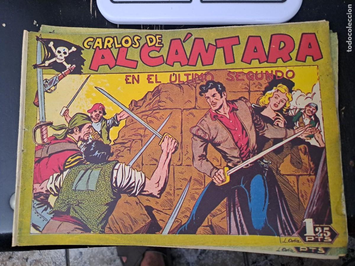 Tebeos: Carlos de Alc&aacute;ntara 28, en el ultimo segundo, Maga en buen estado Bolsa DA