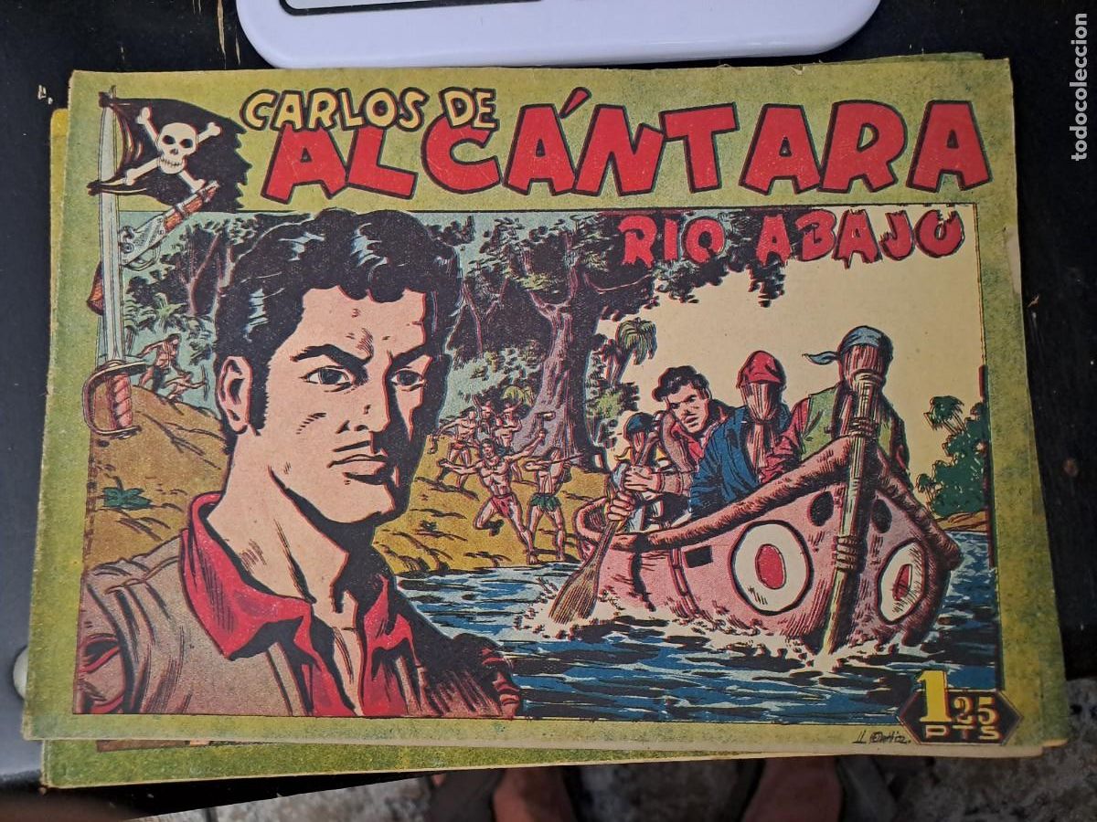 Tebeos: Carlos de Alc&aacute;ntara 30, rio abajo, Maga en buen estado Bolsa DA