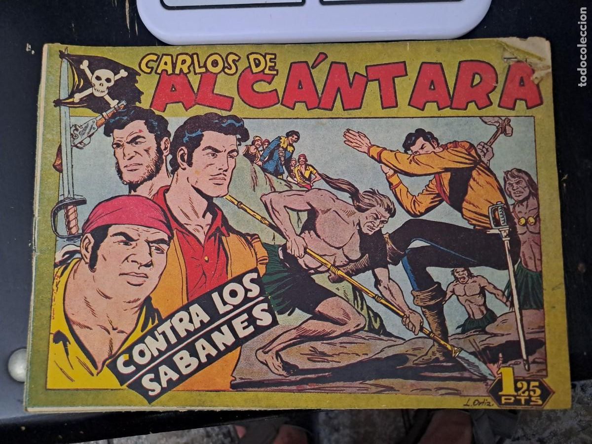 Tebeos: Carlos de Alc&aacute;ntara 34, contra los Sabanes, Maga en buen estado Bolsa DA
