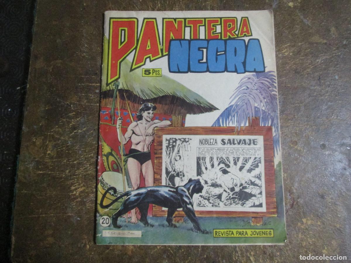 Tebeos: Pantera Negra n&ordm; 20 ( revista ), original Maga 1964