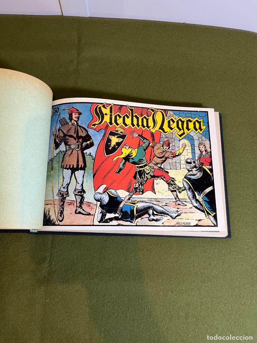Tebeos: Tomo encuadernado Flecha Negra Editorial Maga facs&iacute;mil Club Amigos de la Historieta colecci&oacute;n comple