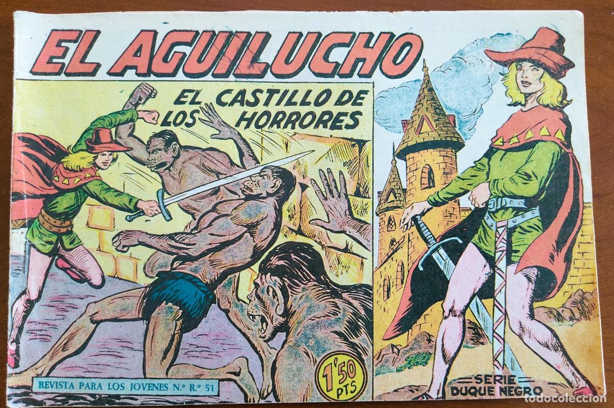 Tebeos: EL AGUILUCHO N&ordm; 8 - EL CASTILLO DE LOS HORRORES - EDITORIAL MAGA