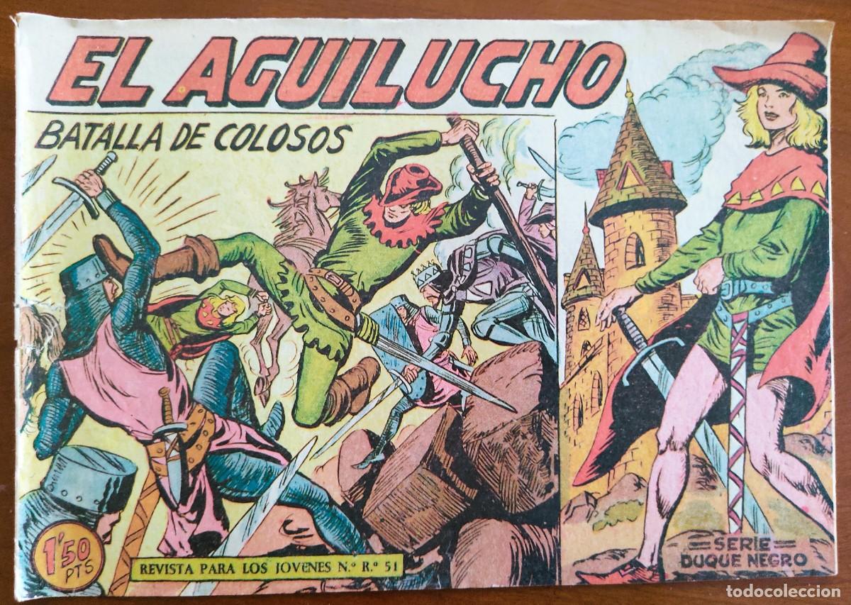 Tebeos: EL AGUILUCHO N&ordm; 6 - BATALLA DE COLOSOS - EDITORIAL MAGA