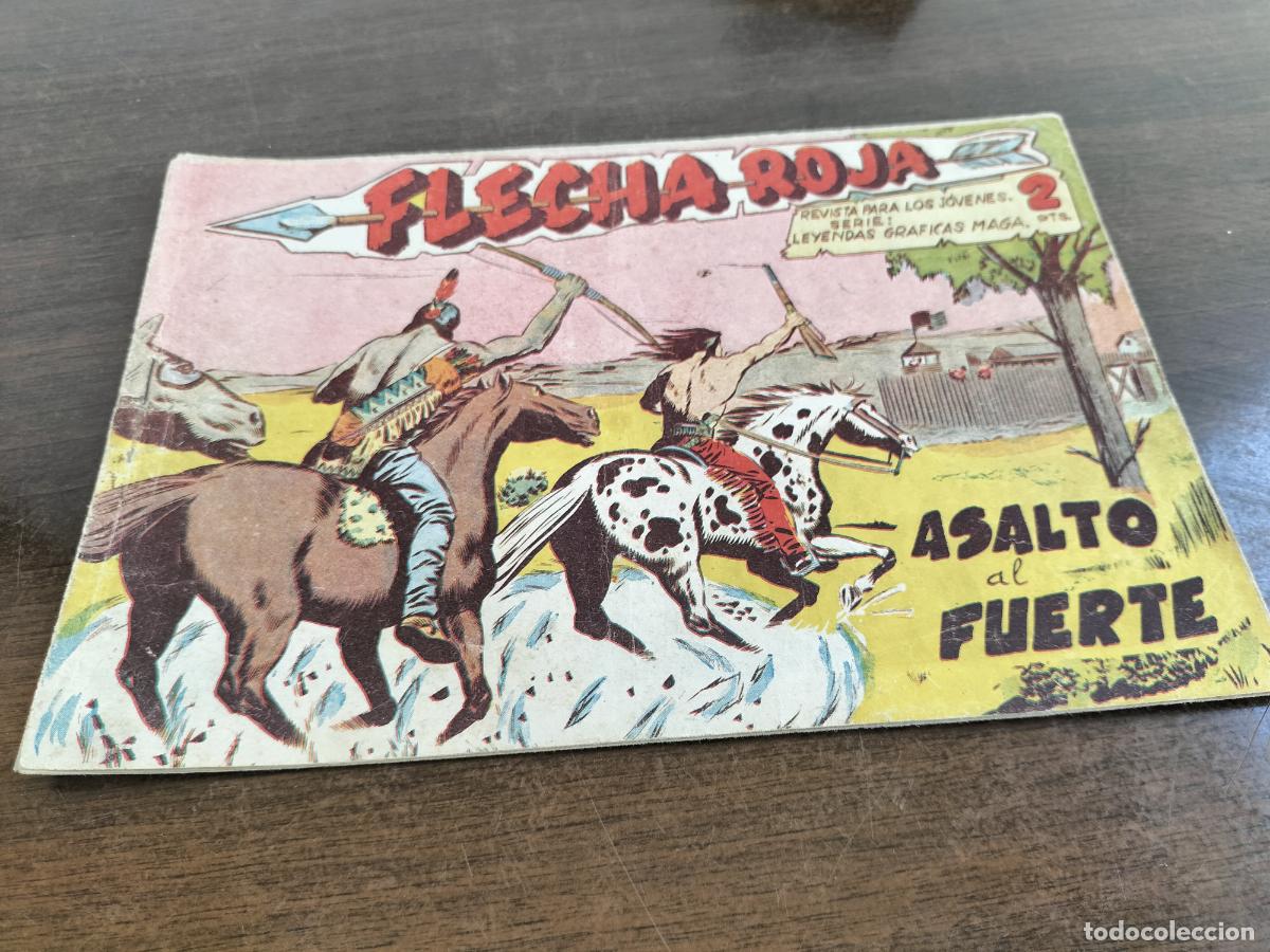 Livros de Banda Desenhada: original flecha roja n&ordm; 12