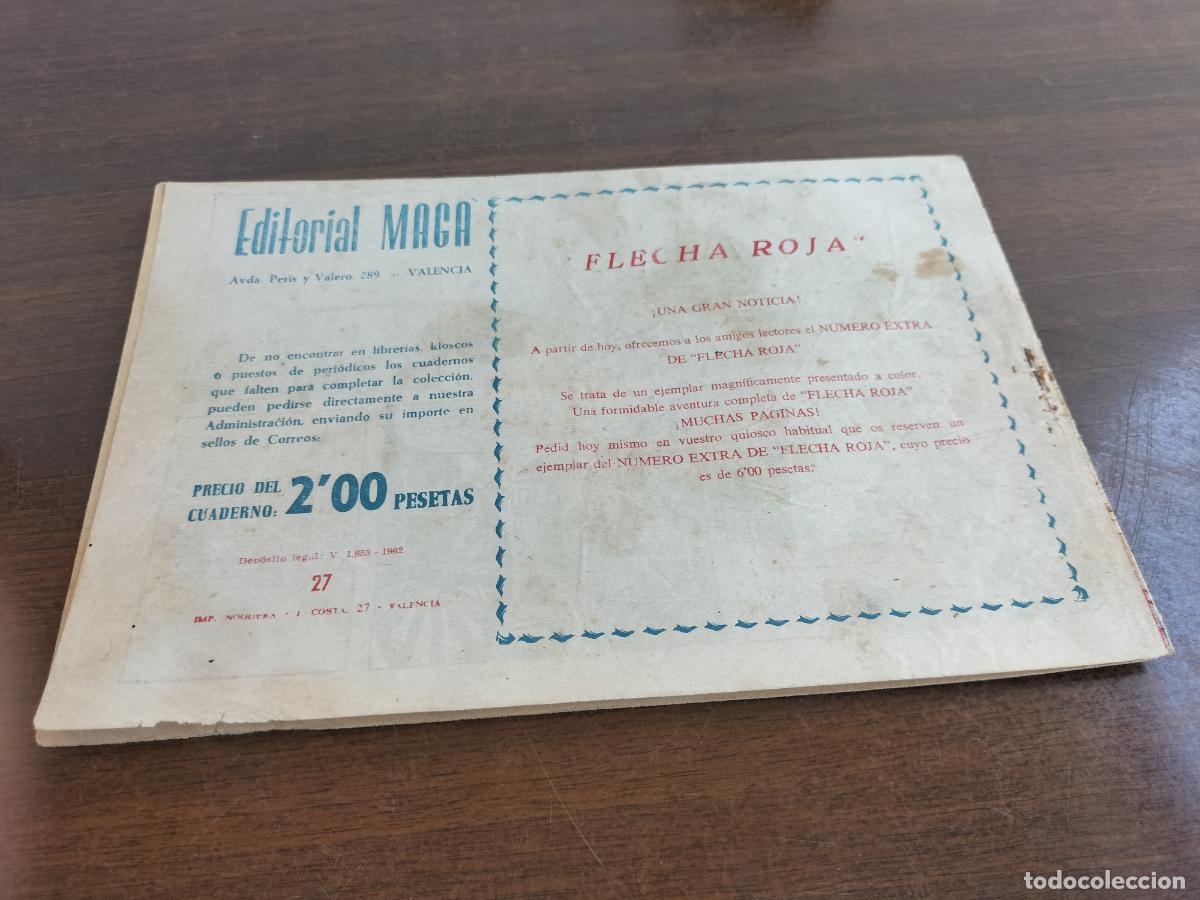 Tebeos: original flecha roja n&ordm; 27 - Foto 2
