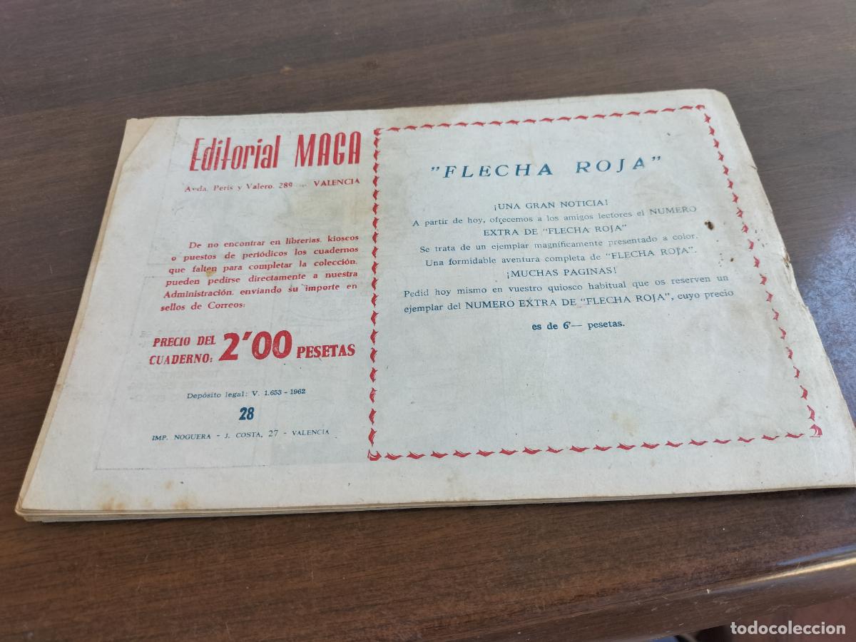 Tebeos: original flecha roja n&ordm; 28 - Foto 2