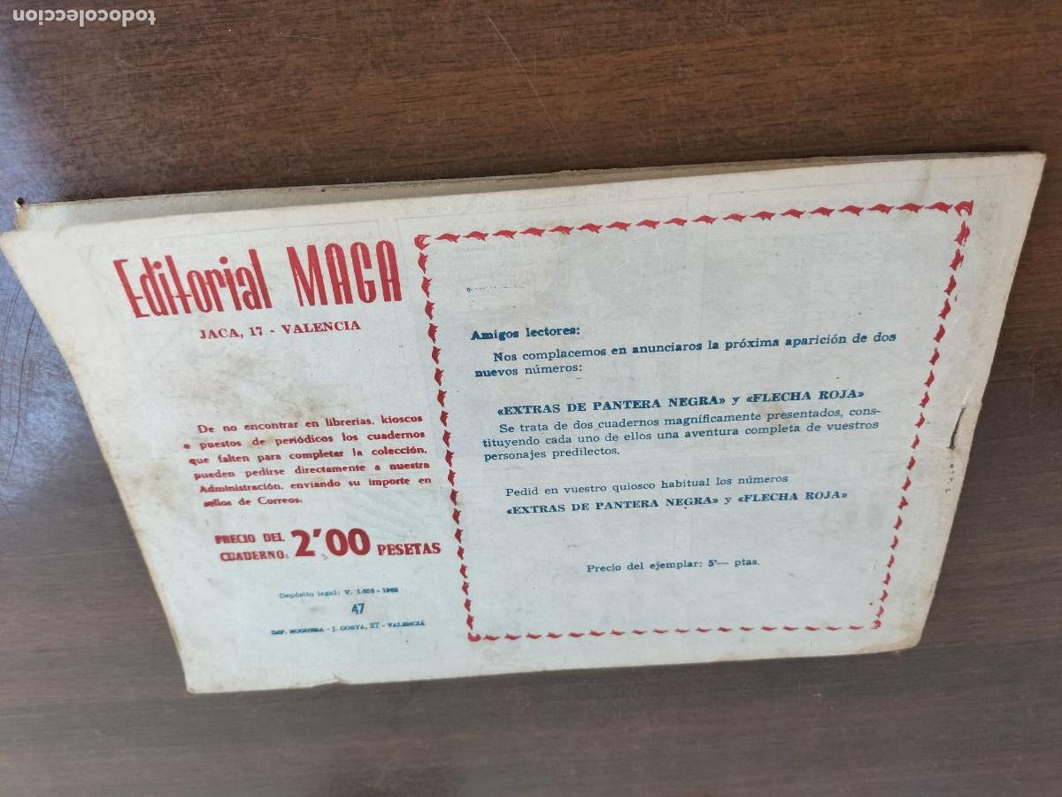 Tebeos: original flecha roja n&ordm; 47 - Foto 2