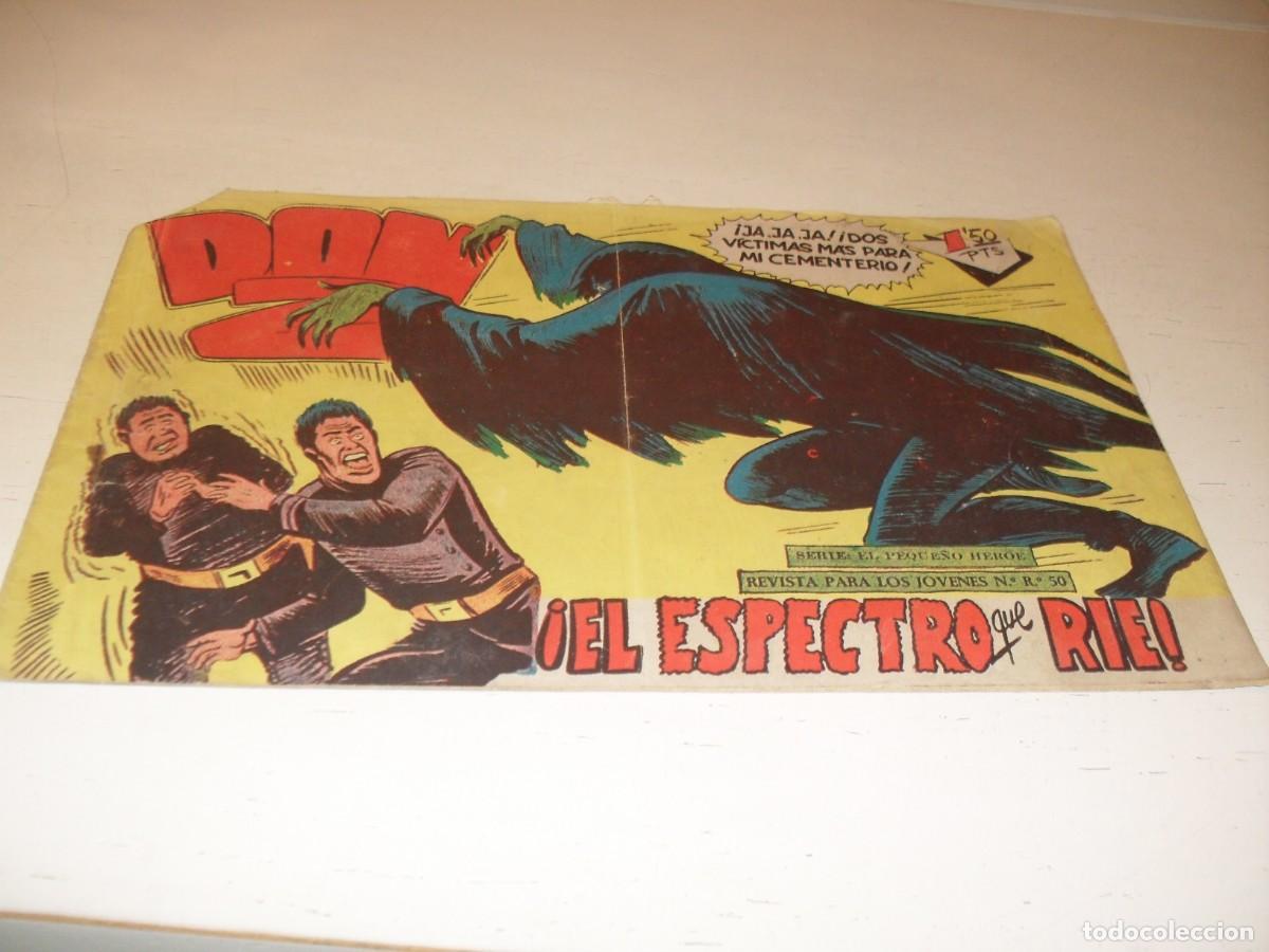 Tebeos: DON Z,ORIGINAL,N&ordm; 62,EL ESPECTRO QUE RIE,DE 90.MAGA,1959