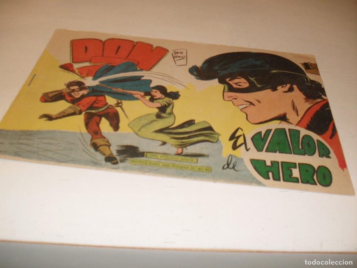 Tebeos: DON Z,ORIGINAL,N&ordm; 50,EL VALOR DE HERO,DE 90.MAGA,1959