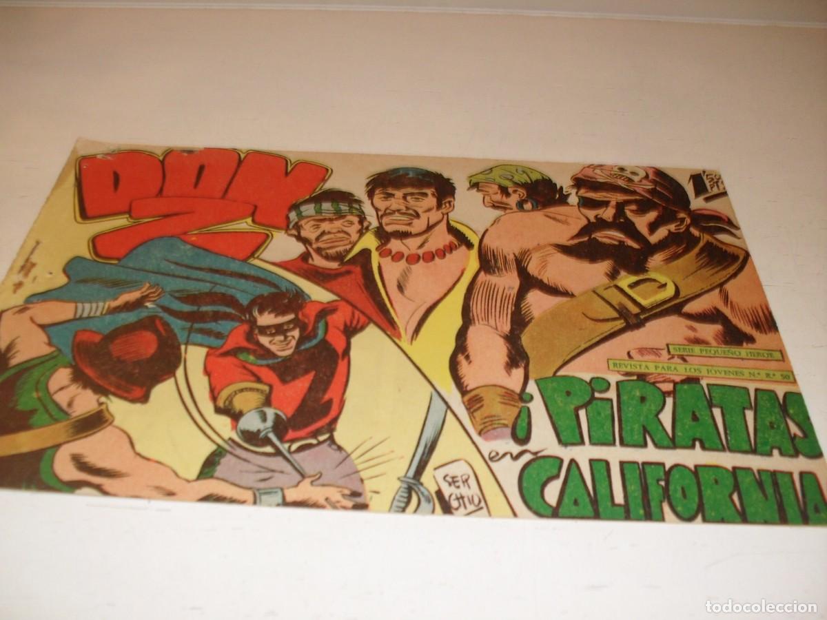 Tebeos: DON Z,ORIGINAL,N&ordm; 47,PIRATAS EN CALIFORNIA,DE 90.MAGA,1959