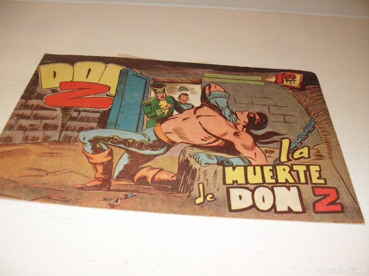 Tebeos: DON Z,ORIGINAL,N&ordm; 45,LA MUERTE DE DON Z,DE 90.MAGA,1959