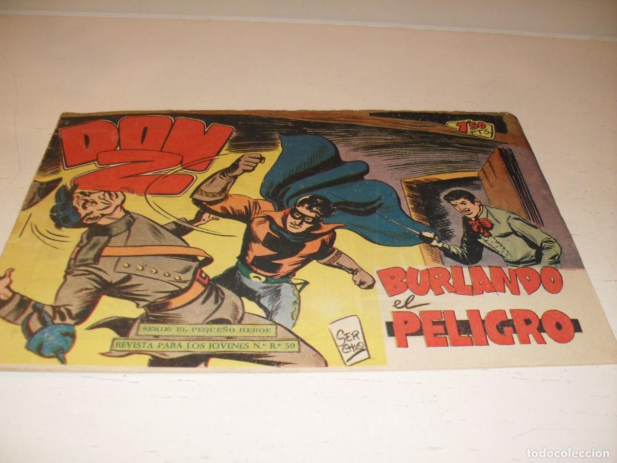 Tebeos: DON Z,ORIGINAL,N&ordm; 38,BURLANDO EL PELIGRO,DE 90.MAGA,1959