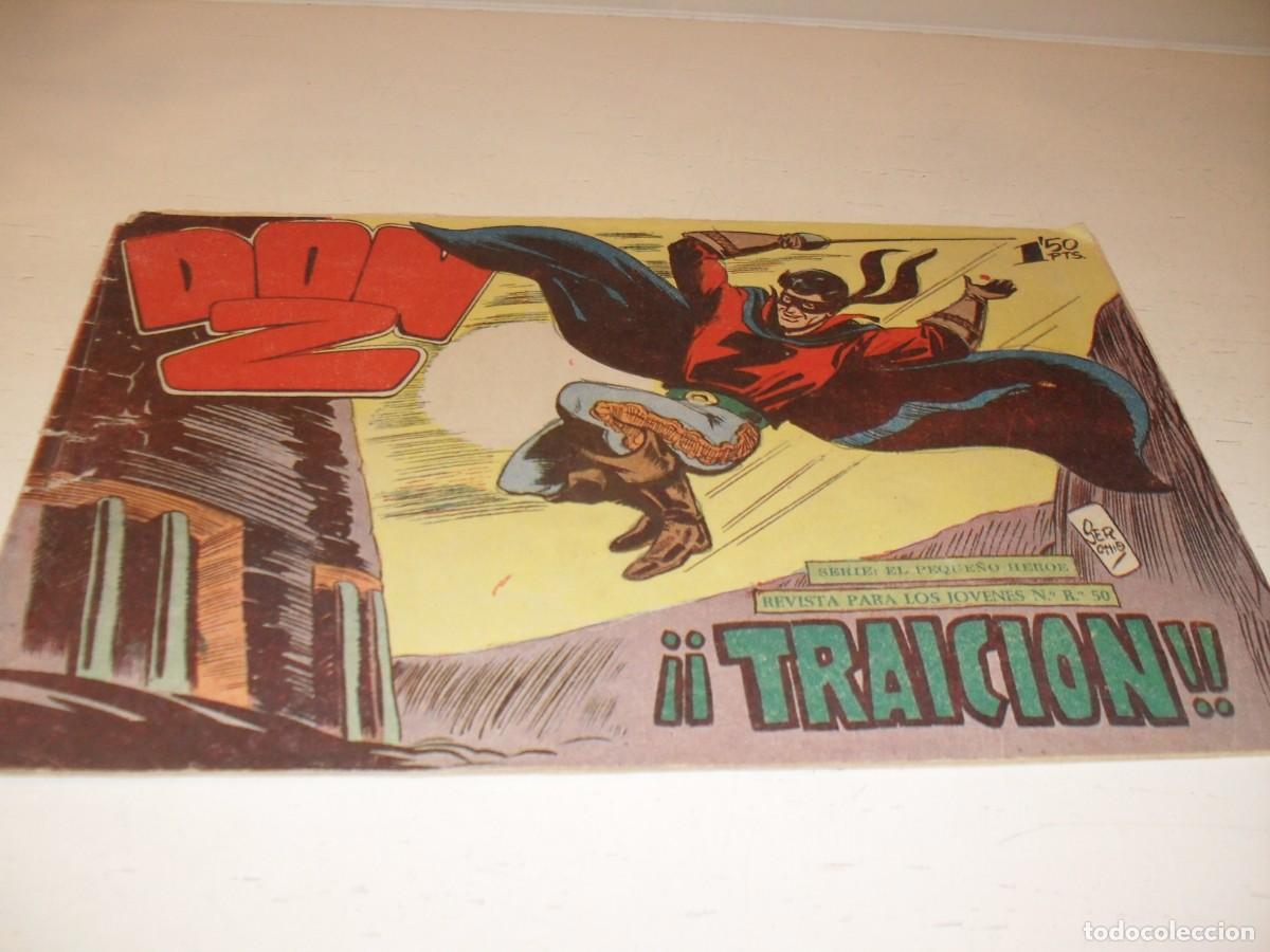 Tebeos: DON Z,ORIGINAL,N&ordm; 37,TRAICION&iexcl;&iexcl;,DE 90.MAGA,1959