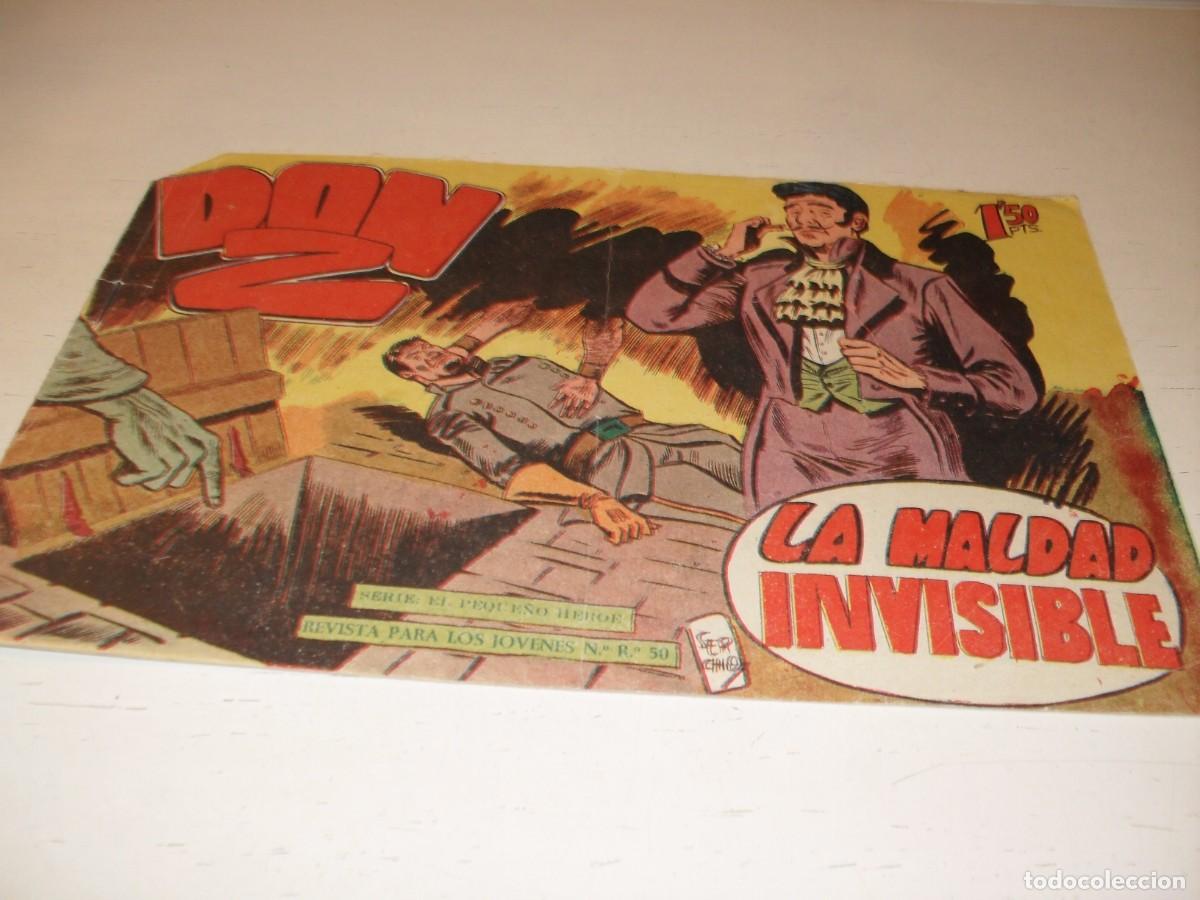 Tebeos: DON Z,ORIGINAL,N&ordm; 36,LA MALDAD INVISIBLE,DE 90.MAGA,1959