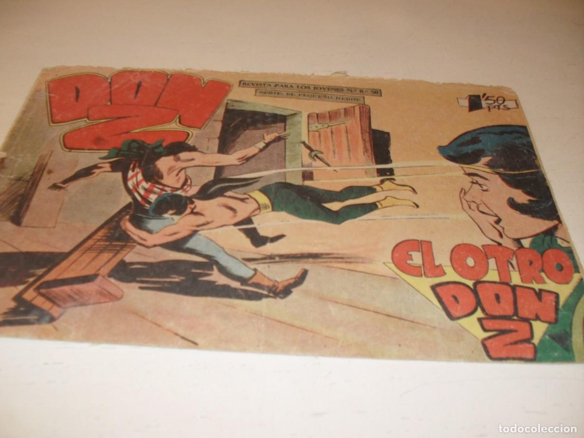 Tebeos: DON Z,ORIGINAL,N&ordm; 34,EL OTRO DON Z,DE 90.MAGA,1959