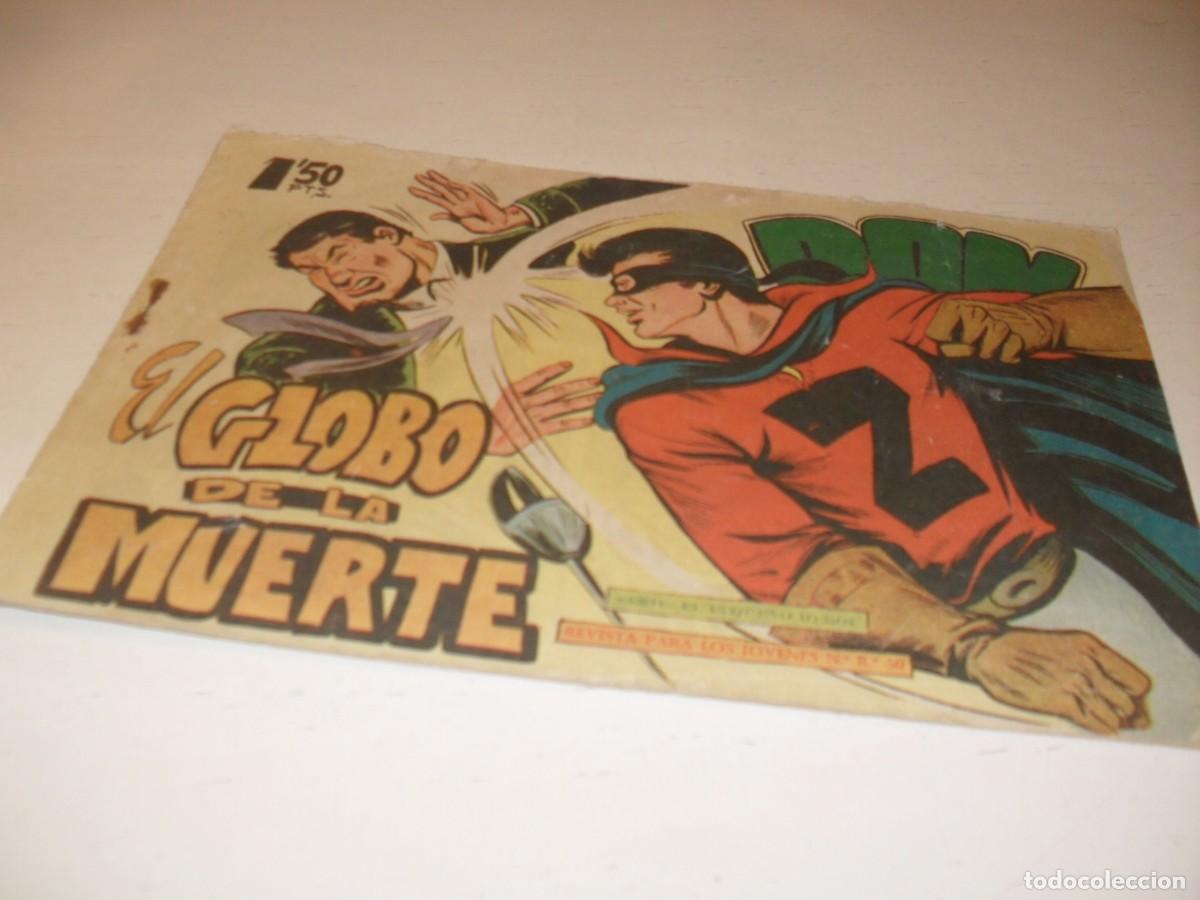 Tebeos: DON Z,ORIGINAL,N&ordm; 25,EL GLOBO DE LA MUERTE,DE 90.MAGA,1959