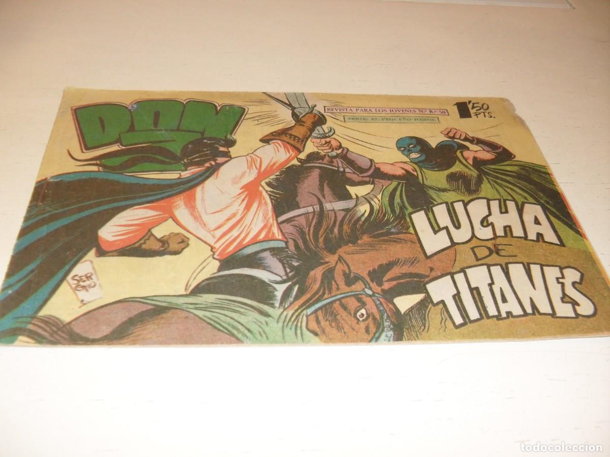 Tebeos: DON Z,ORIGINAL,N&ordm; 23.LUCHA DE TITANES,DE 90.MAGA,1959